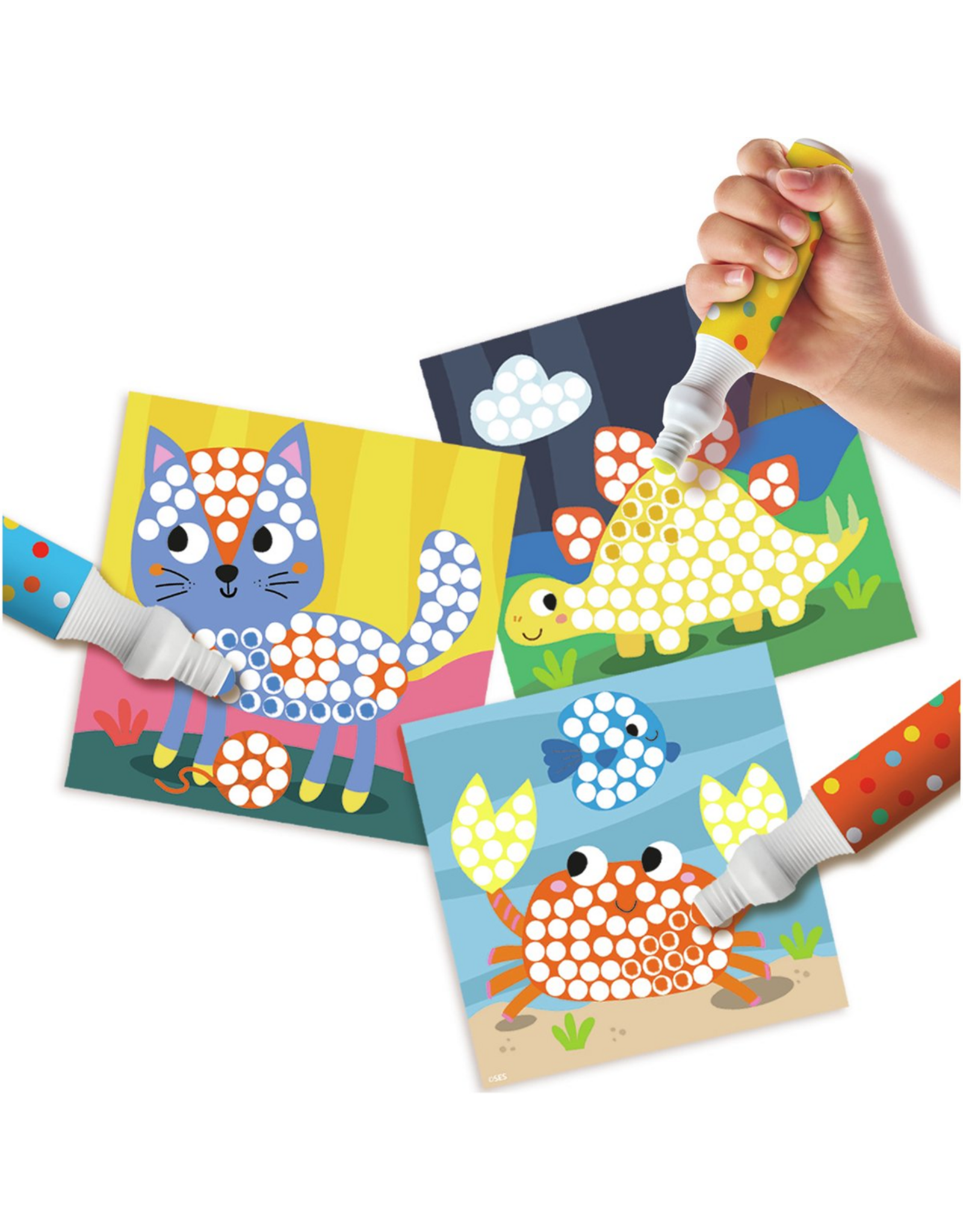SES Creative dot markers activiteiten kaarten
