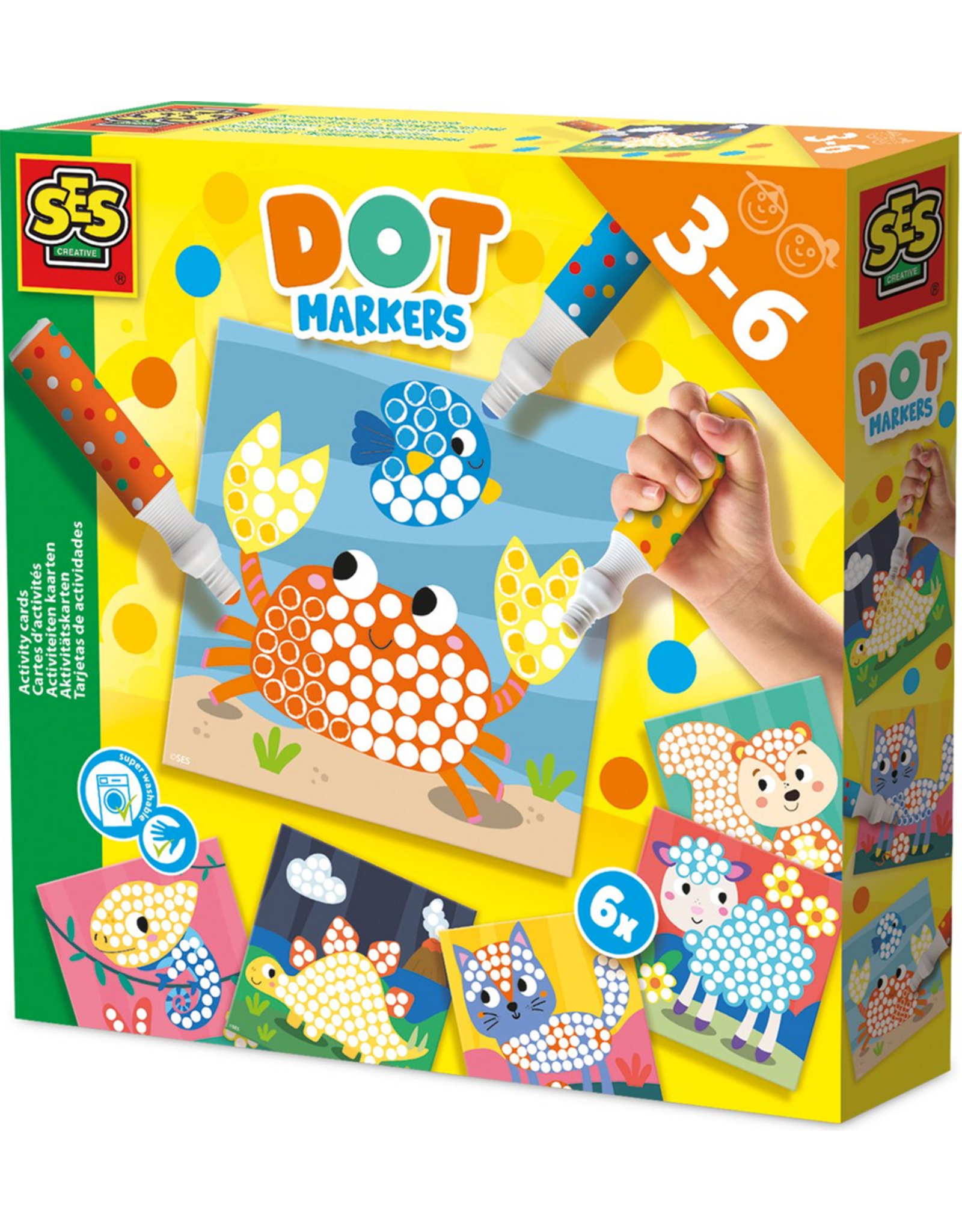 SES Creative dot markers activiteiten kaarten