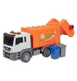 TOI TOYS Toi-Toys vuilniswagen speelgoed frictie 21 cm met licht en geluid