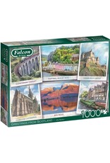 Falcon Falcon puzzel Greetings from Scotland - Legpuzzel - 1000 stukjes