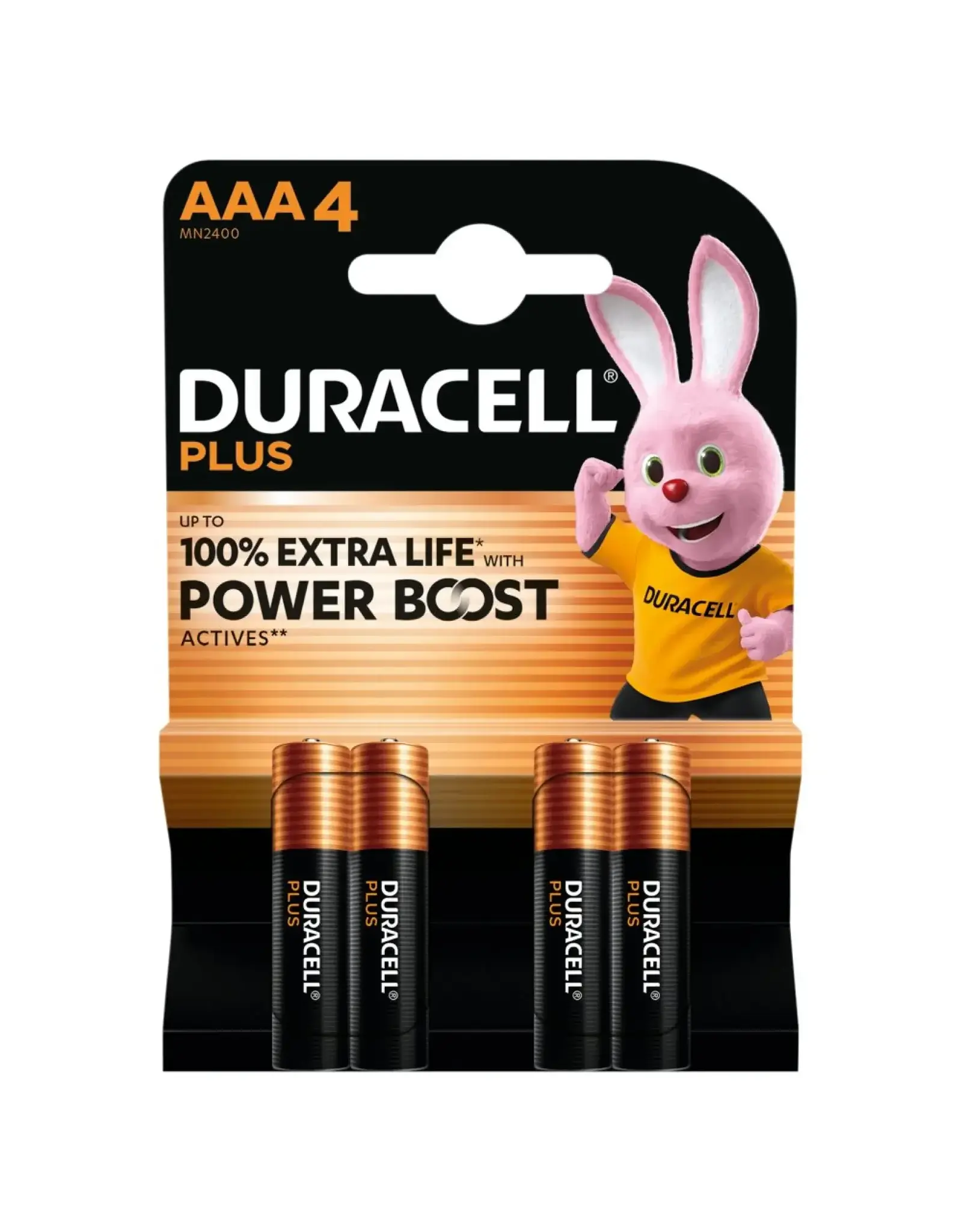 DURACELL Batterij Duracell Plus Power Boost AAA bls4