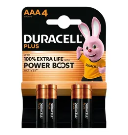 DURACELL Batterij Duracell Plus Power Boost AAA bls4