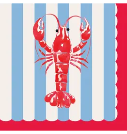 Duni Duni 3-laags tissue Servetten Crayfish Tide 33x33cm