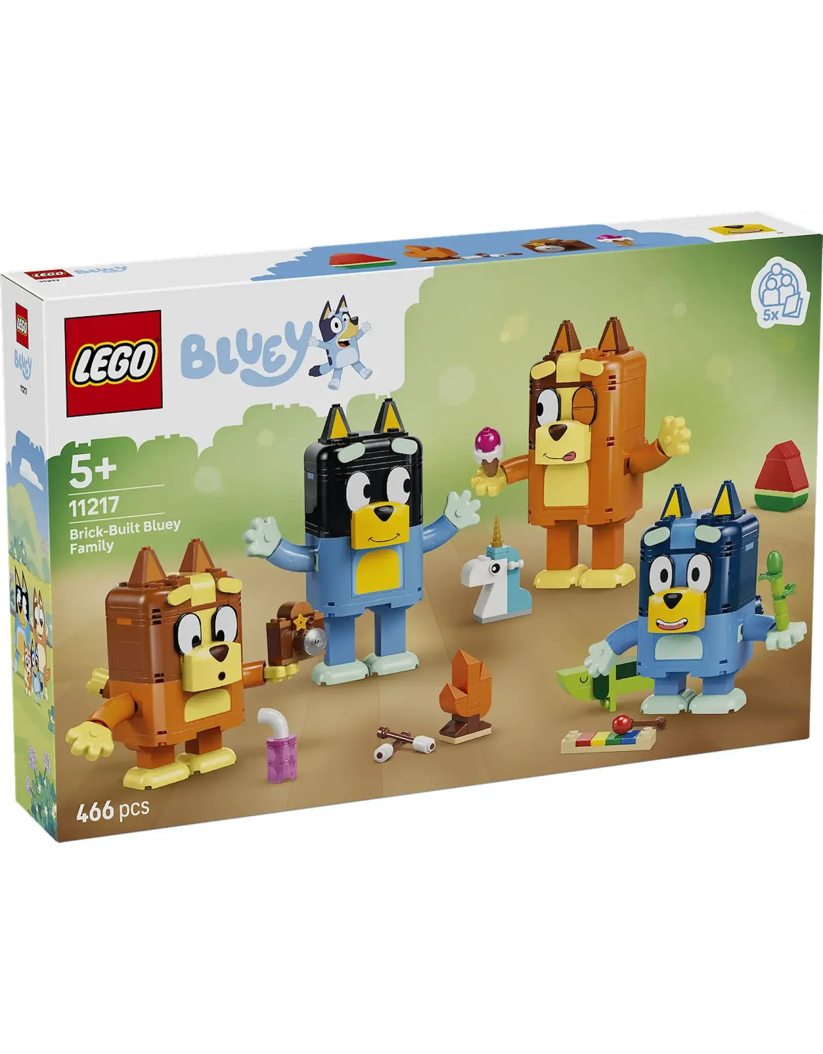 Lego Bluey LEGO Bluey Bouwbare figuren van Bluey en haar familie