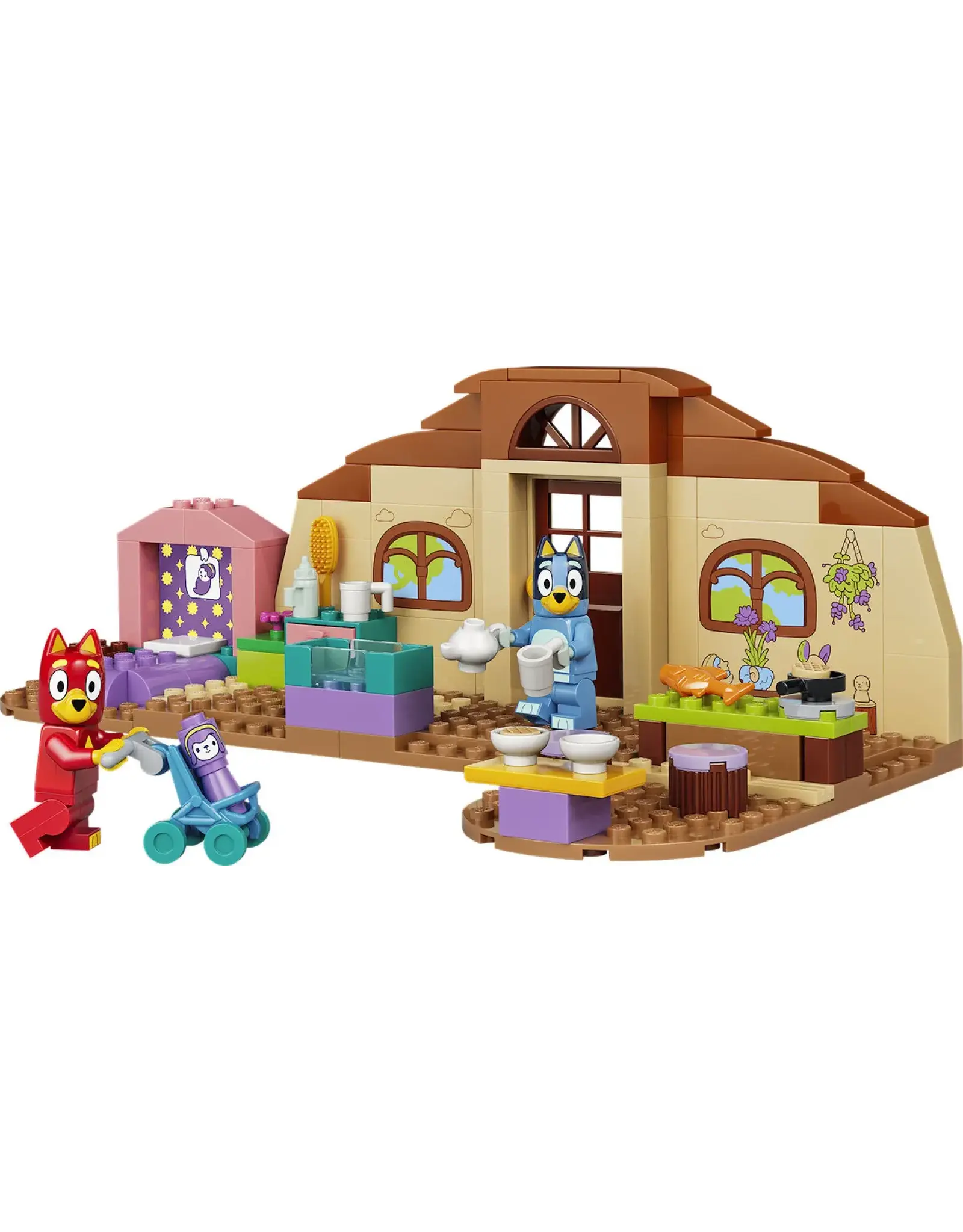 Lego Bluey LEGO Bluey School met Rusty en Bluey