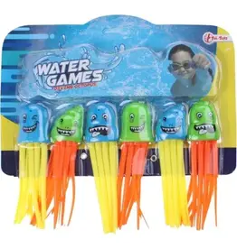 TOI TOYS Duik Octopussen 6 stuks