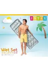 INTEX Intex zonneluchtbed 18-Pocket met hoofdkussen 188x71cm