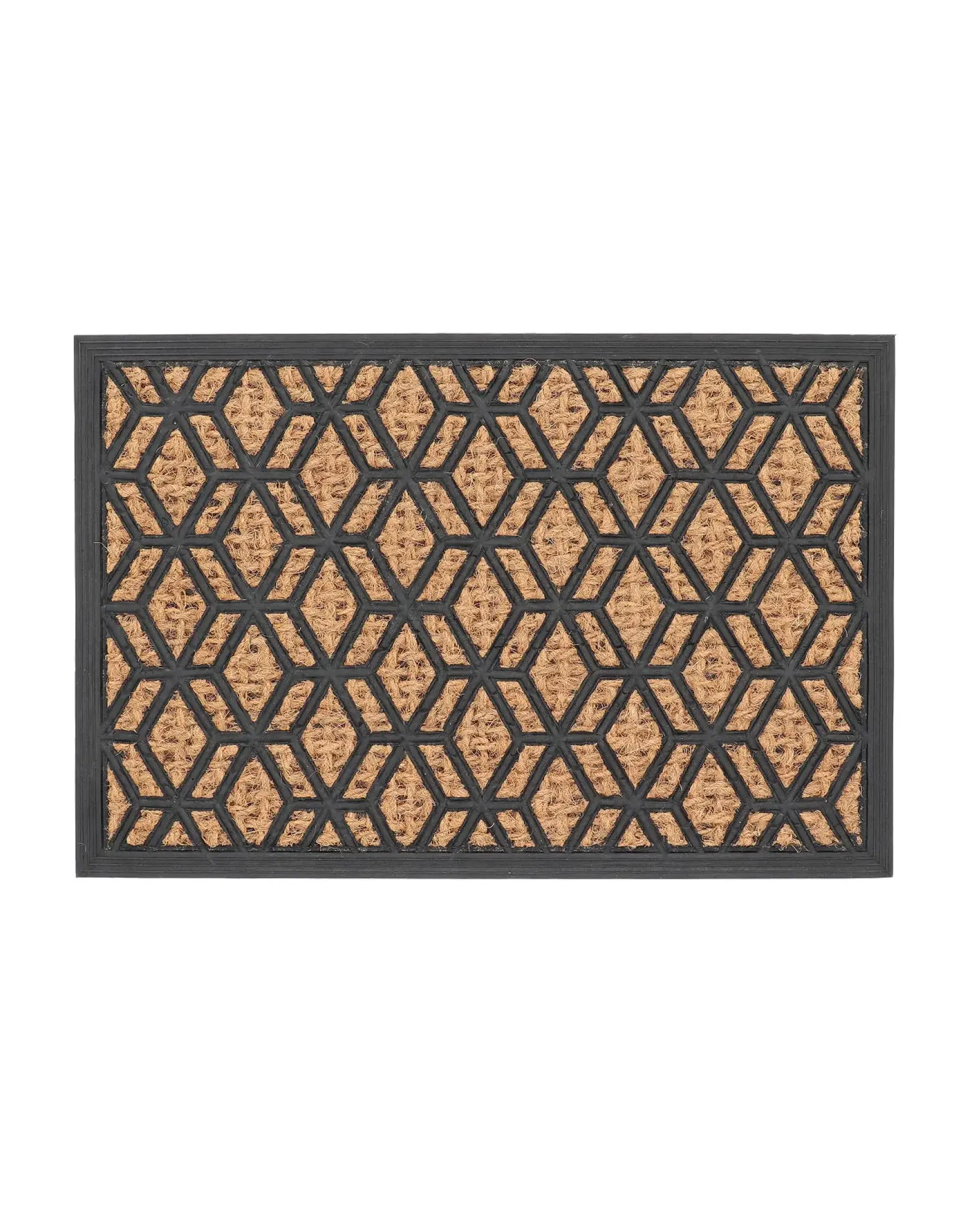 best for boots Esschert Design Deurmat Kokos en Rubber Ruit 40x60cm