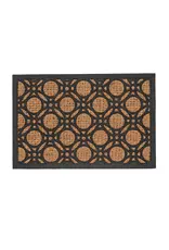 Esschert Design Deurmat Kokos en Rubber Cirkels 40x60cm