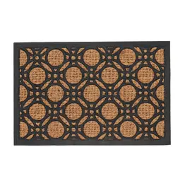Esschert Design Deurmat Kokos en Rubber Cirkels 40x60cm