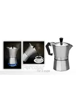 EXCELLENT HOUSEWARE Percolator RVS 3 kopjes