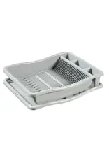 CURVER Curver afdruiprek large + plateau licht grijs 480x380x105