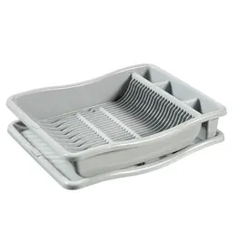 CURVER Curver afdruiprek large + plateau licht grijs 480x380x105