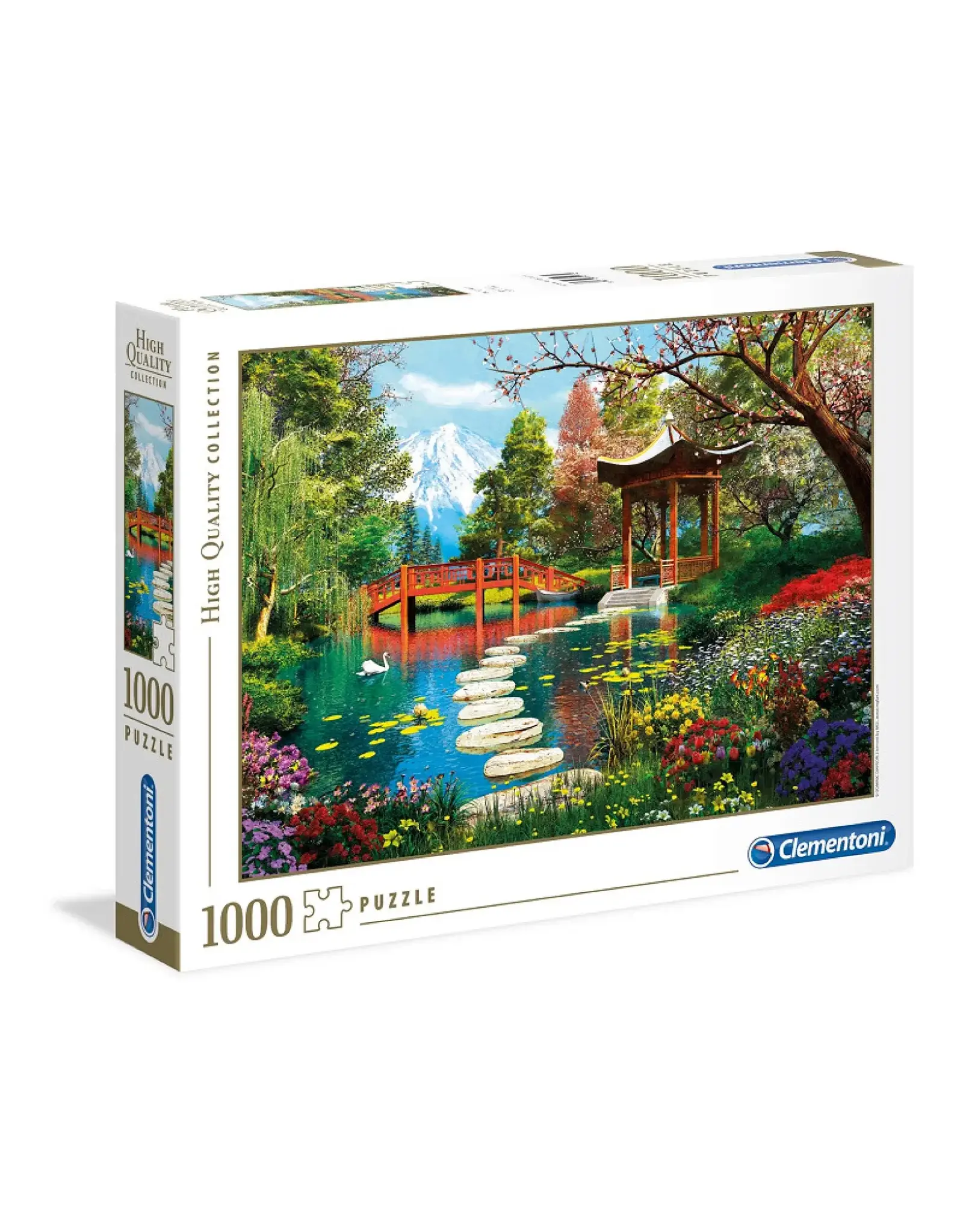 CLEMENTONI Clementoni Puzzel High Quality 1000 stukjes Fuji Garden