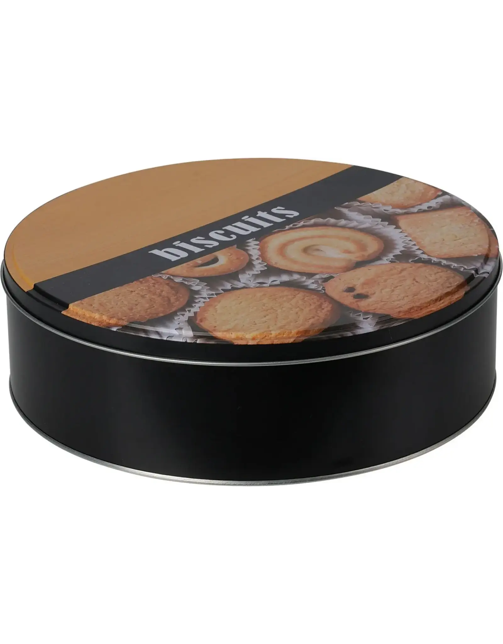 Voorraadblik Koekjes rond 220x65mm