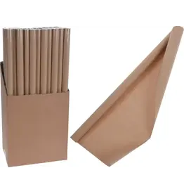 MERKLOOS Inpakpapier bruin kraft 3mx70cm