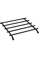 EXCELLENT HOUSEWARE Onderzetter staal 20x20cm - zwart