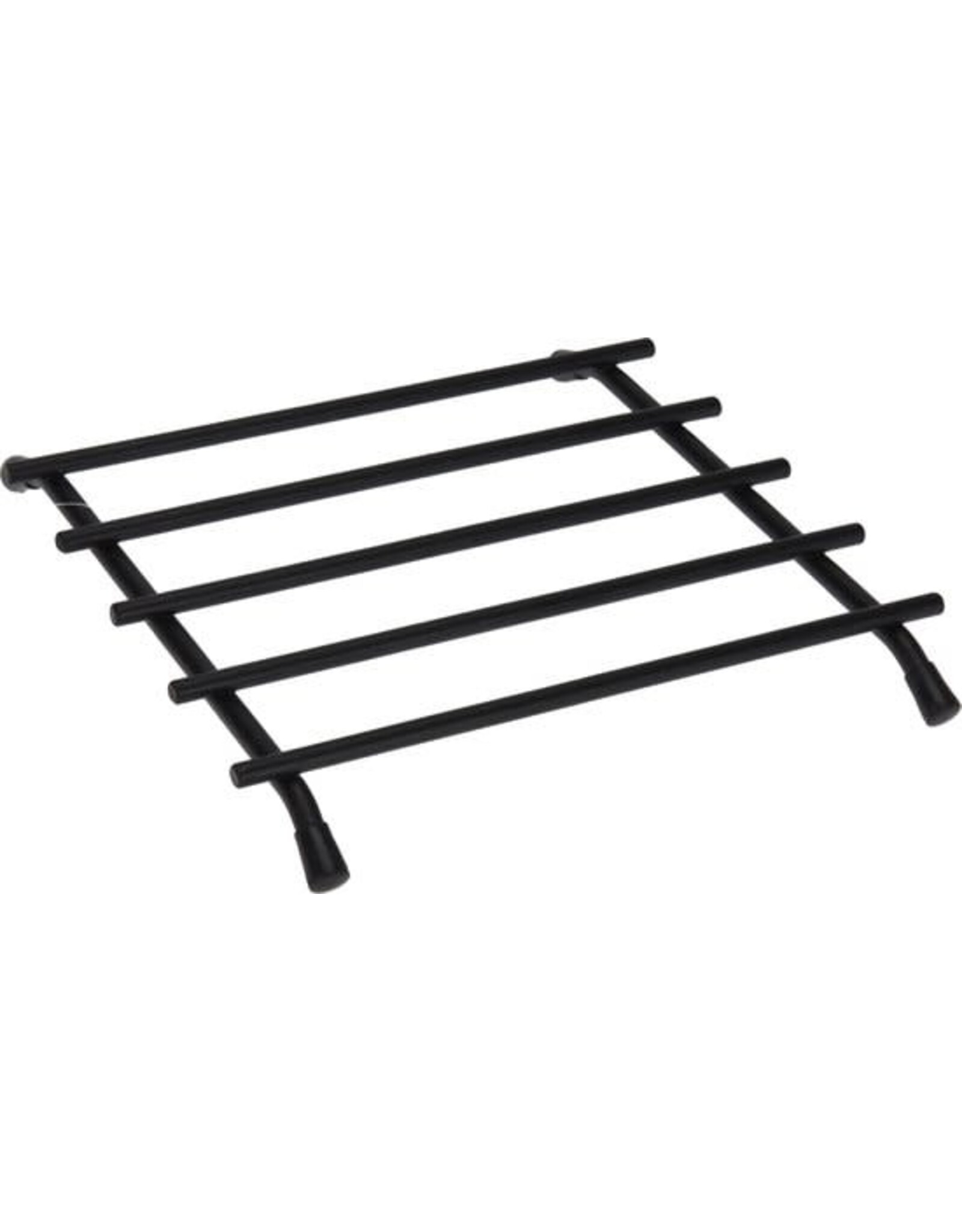 EXCELLENT HOUSEWARE Onderzetter staal 20x20cm - zwart
