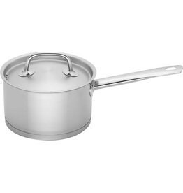 SOLA Sola Steelpan Profiline Deluxe - Ø 16 cm - Zilver - Inclusief deksel