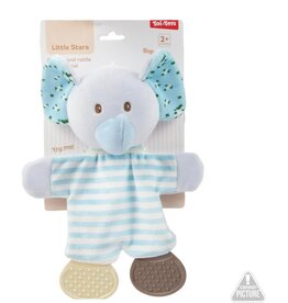 TOI TOYS Baby knisperdoek en bijtring Per stuk