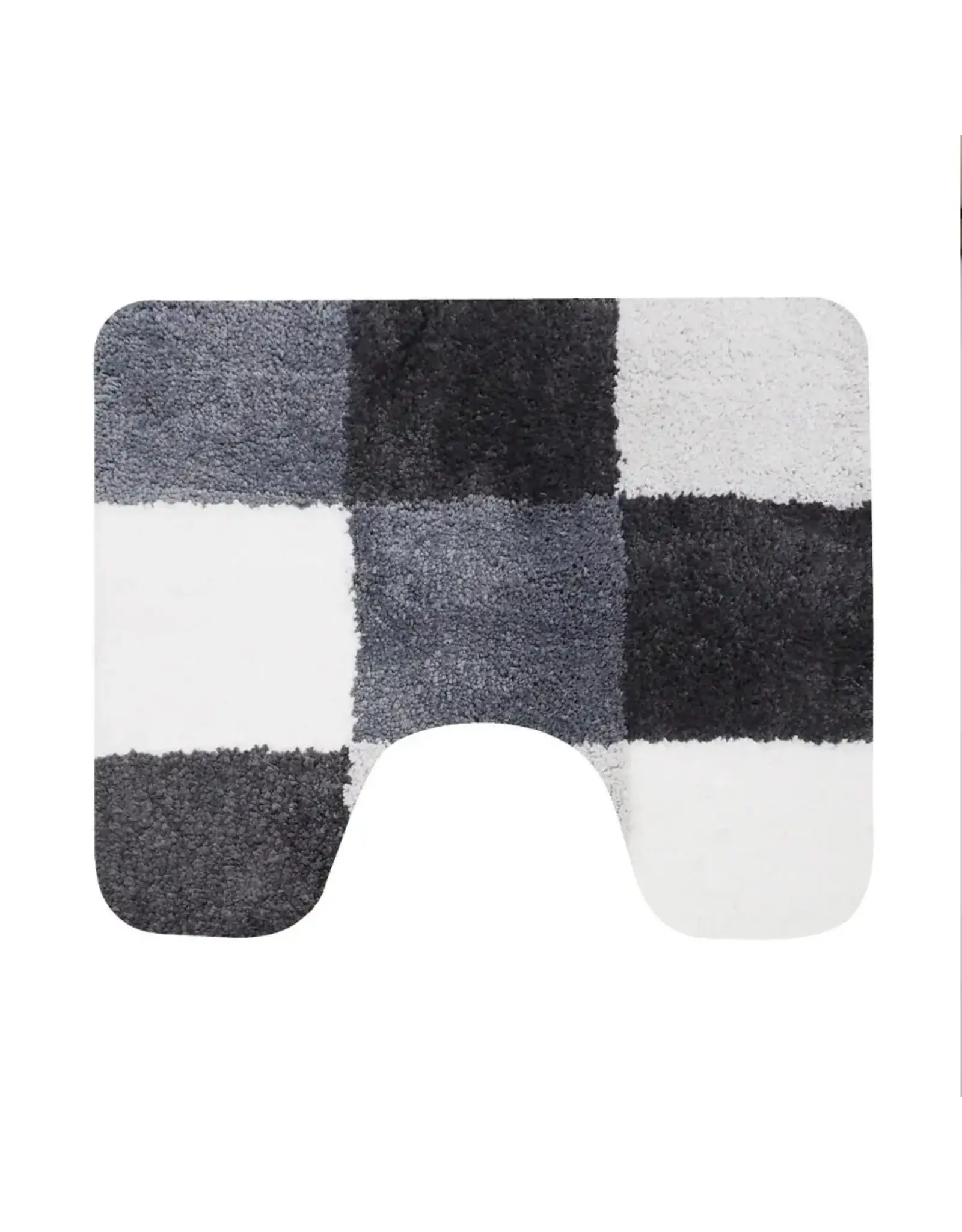 DUTCH HOUSE DH Brest grijs toiletmat 60x50 cm