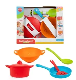 TOI TOYS Pannenset 6 dlg. met spatels