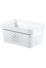 CURVER Curver infinity box dots 4,5L wit - 100% recycled
