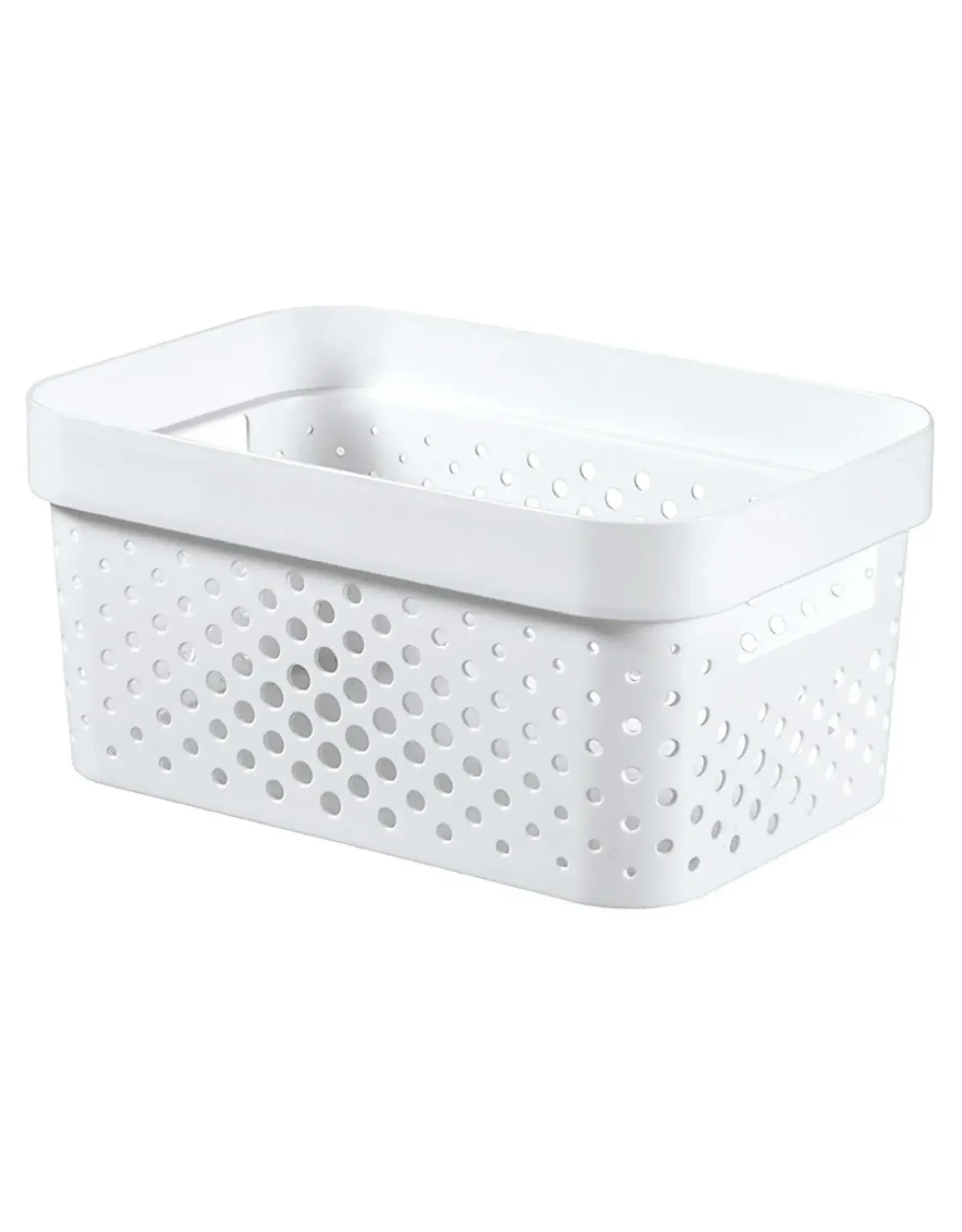 CURVER Curver infinity box dots 4,5L wit - 100% recycled