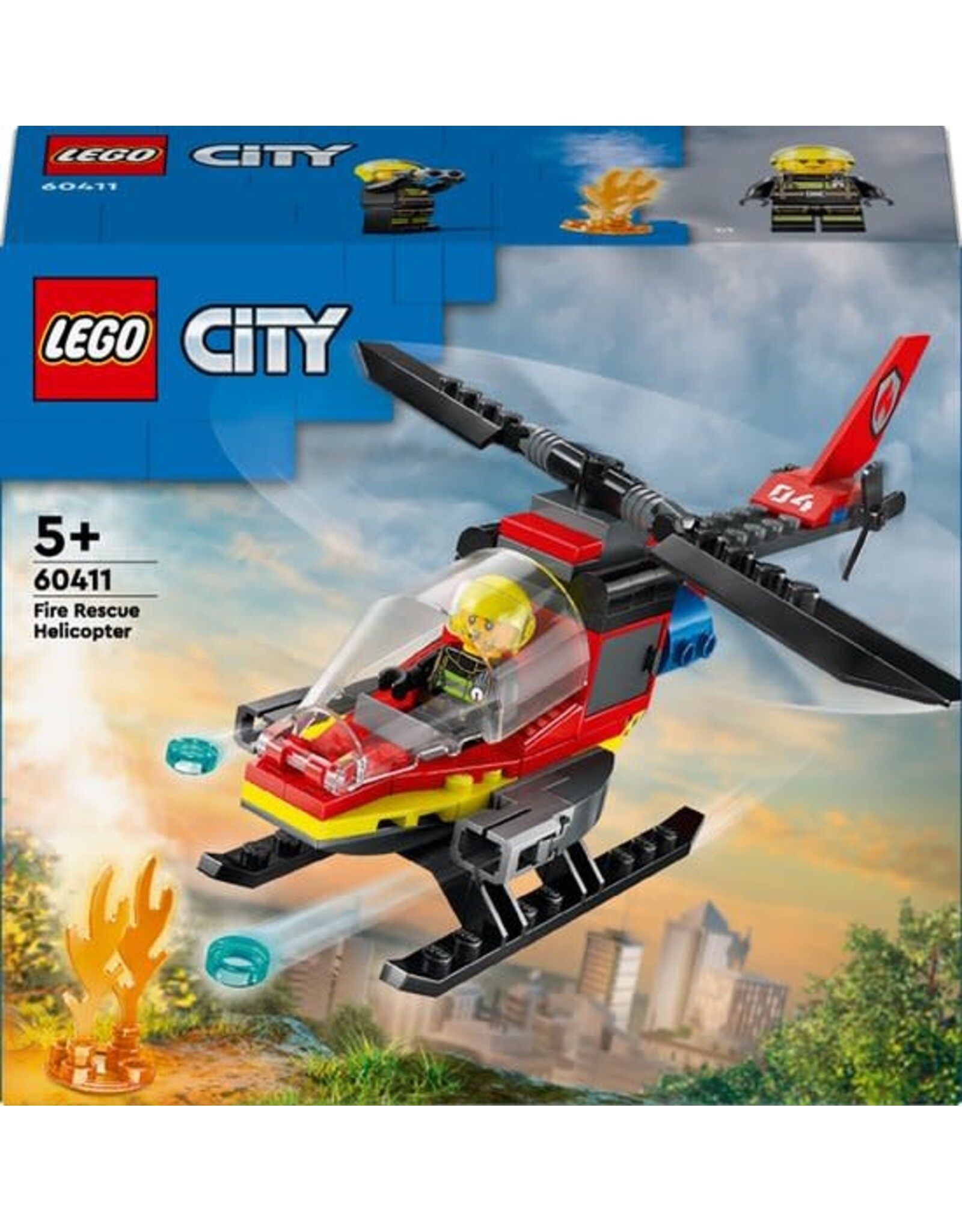 Lego City LEGO City Brandweerhelikopter - 60411