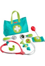 FISHER PRICE Fisher-Price Doktersset Fantasiespel voor peuters en kleuters, 7 accessoires, dokterstas,