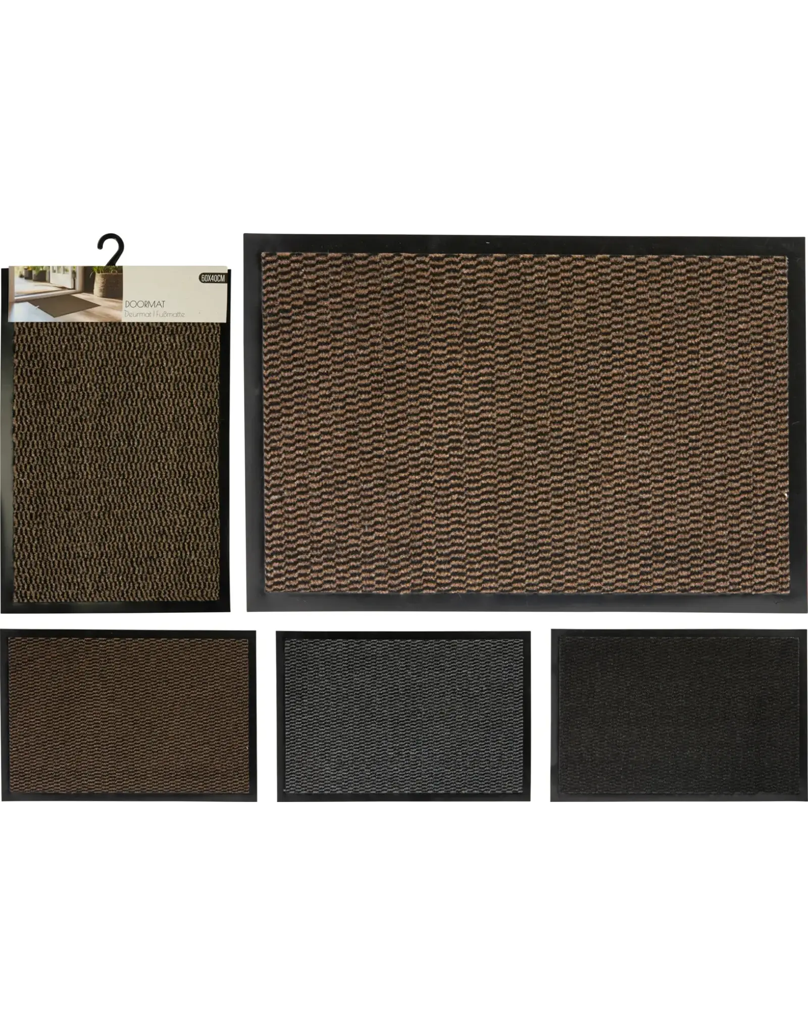 MERKLOOS Deurmat 60x40cm 3 assorti
