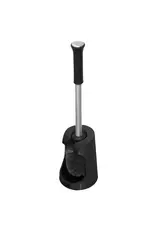 DUTCH HOUSE DH Toiletborstel in houder Lucca ass zilver/zwart