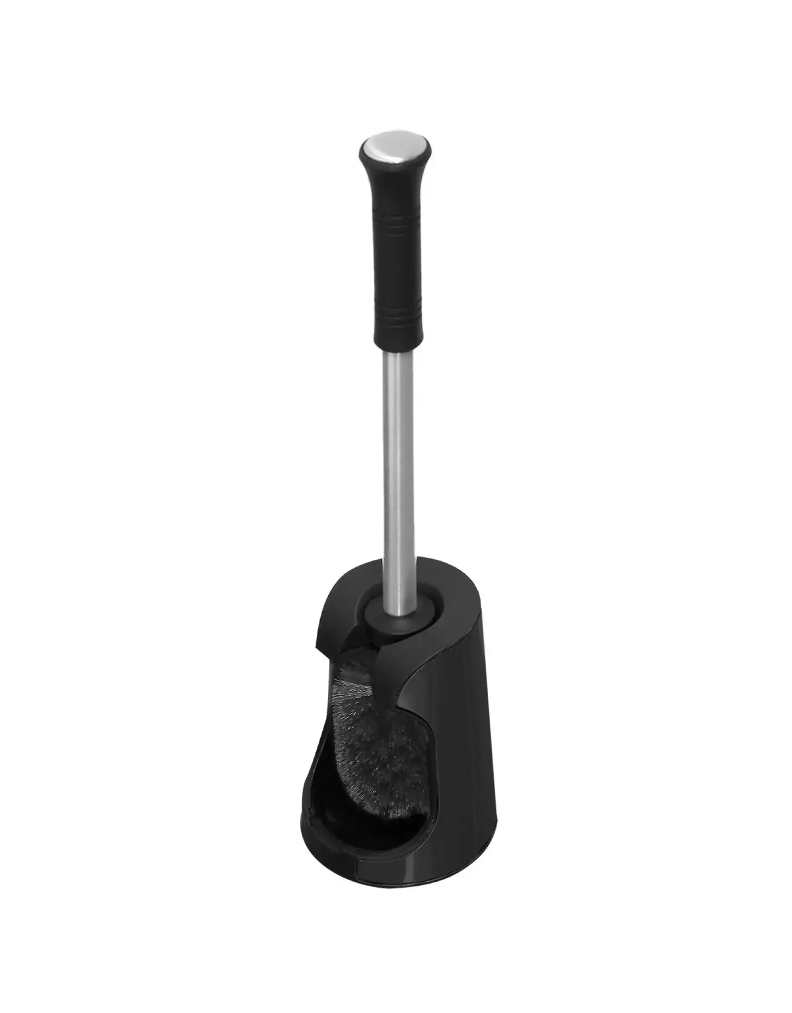 DUTCH HOUSE DH Toiletborstel in houder Lucca ass zilver/zwart