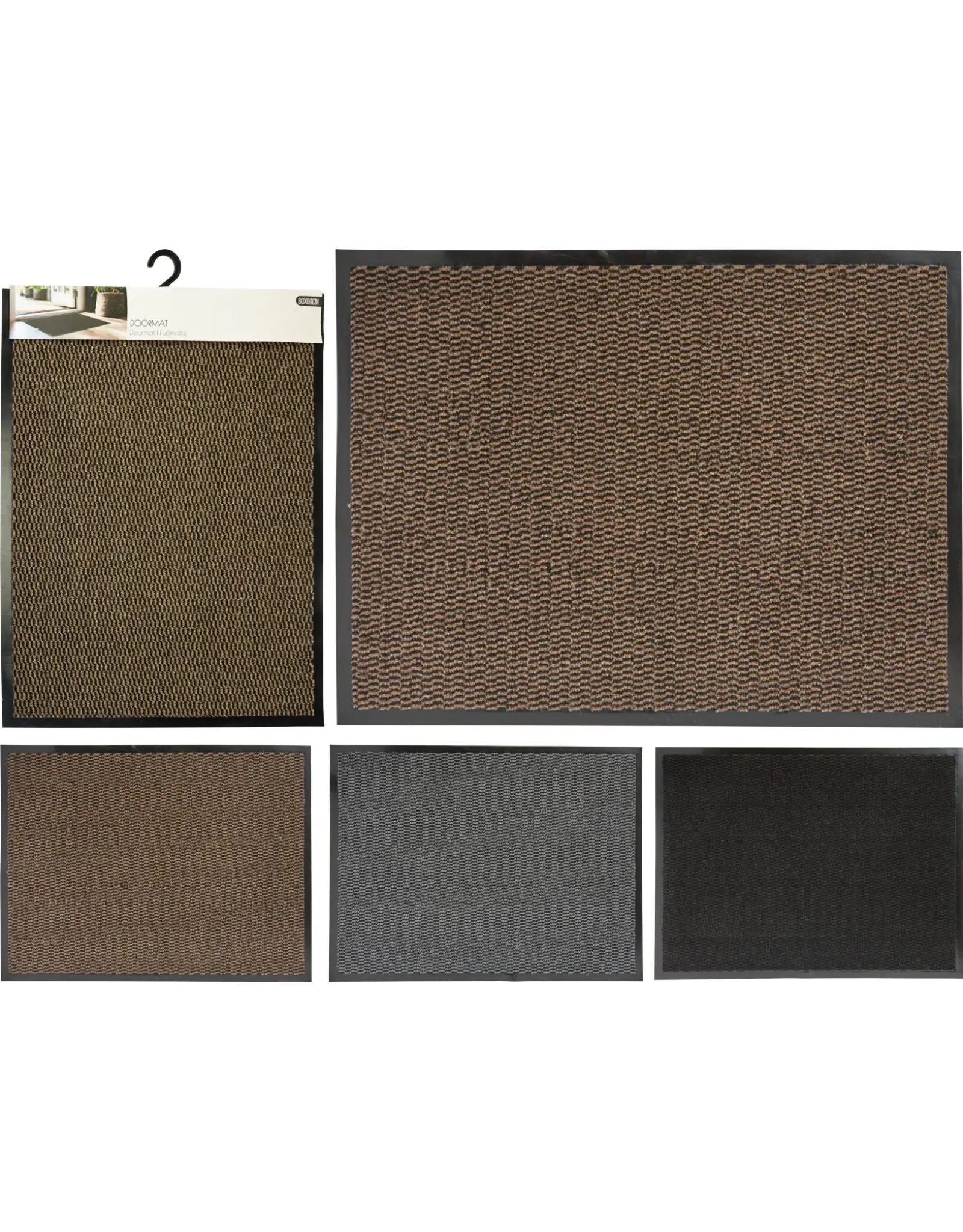 MERKLOOS Deurmat 80x60cm 3 assorti