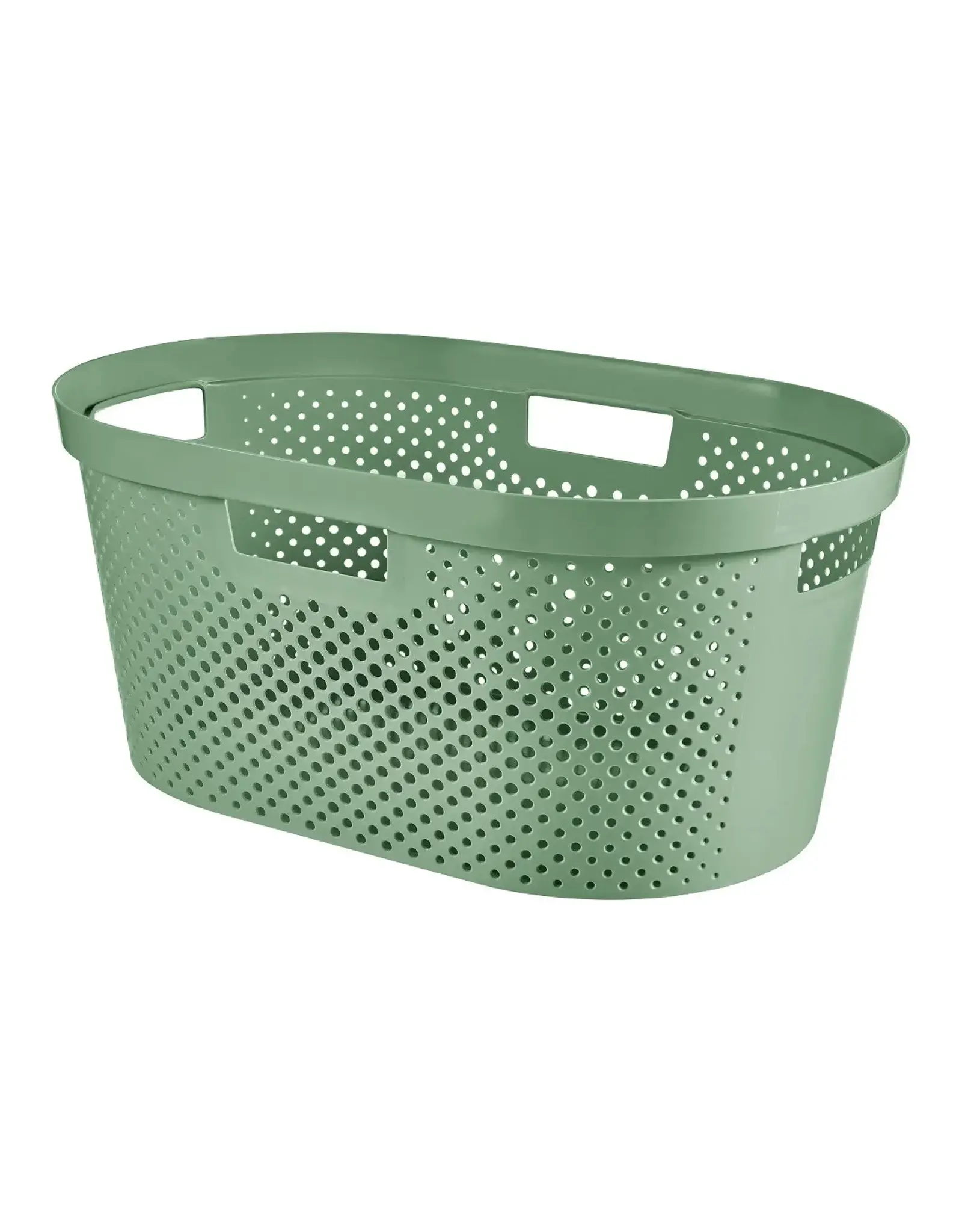 CURVER Curver Infinity wasmand dots 40L - 100% recycled groen