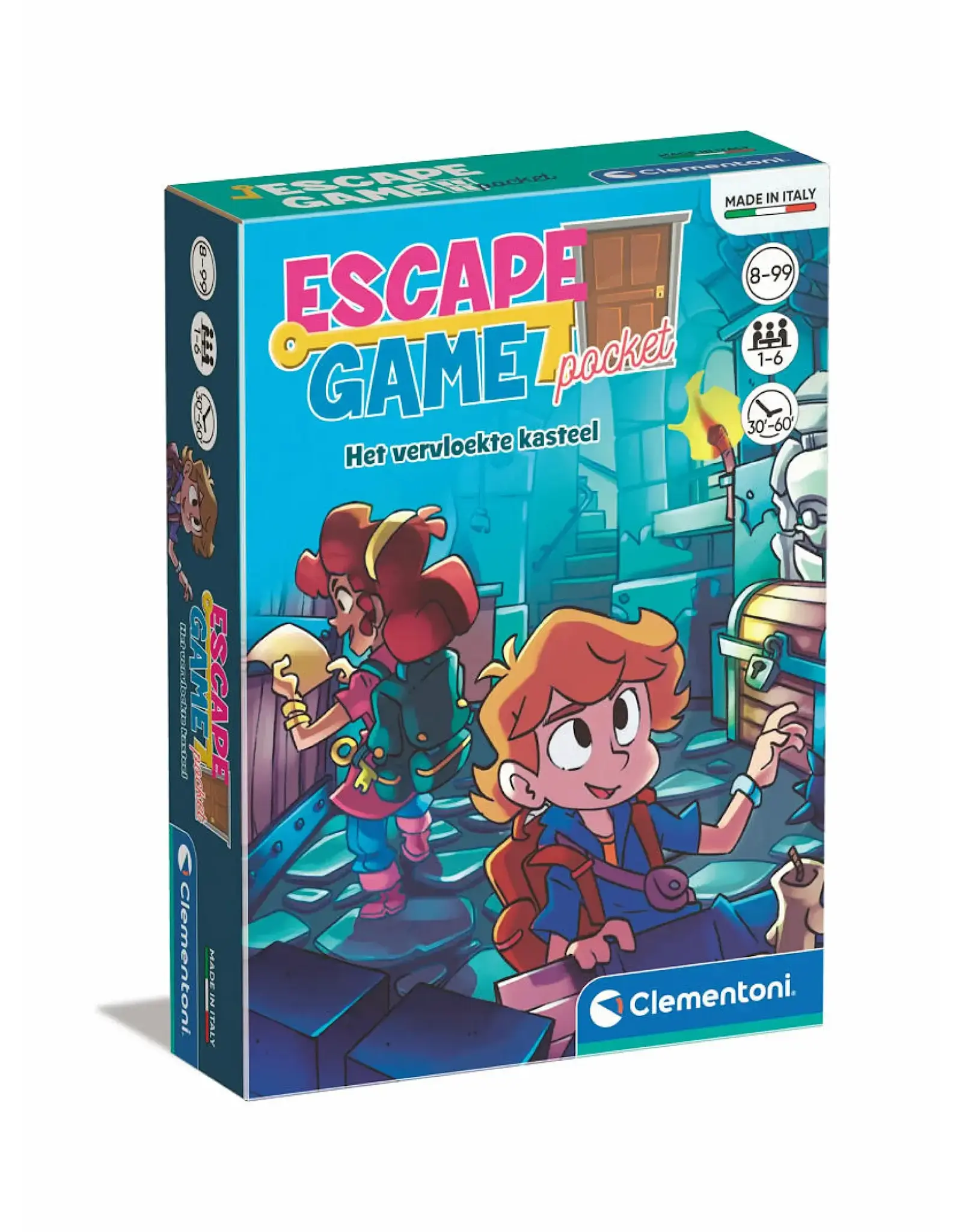 CLEMENTONI Clementoni Escape Game Pocket - Het vervloekte kasteel