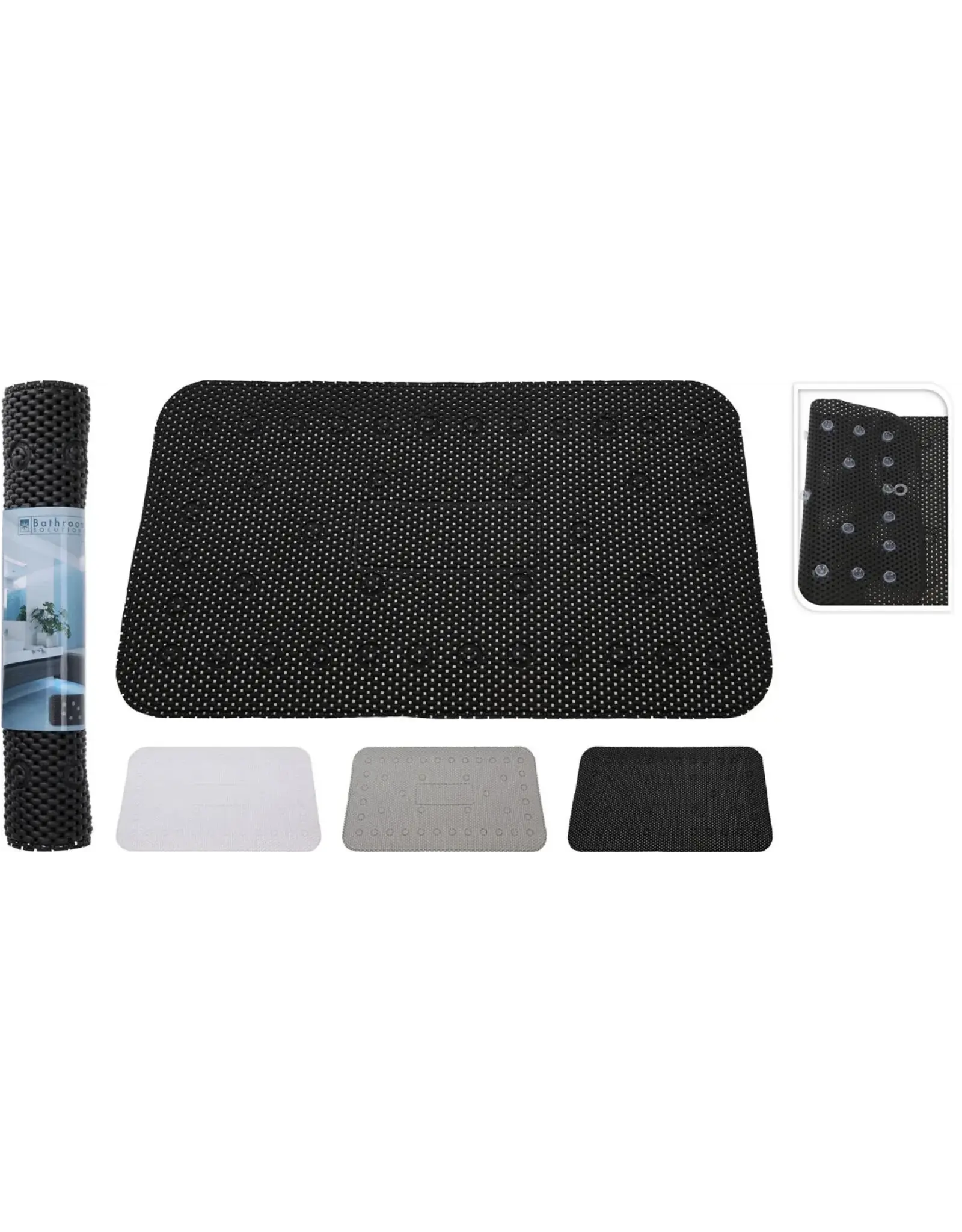 bathroom solutions BS Badmat soft antislip 70x40cm 3 assorti