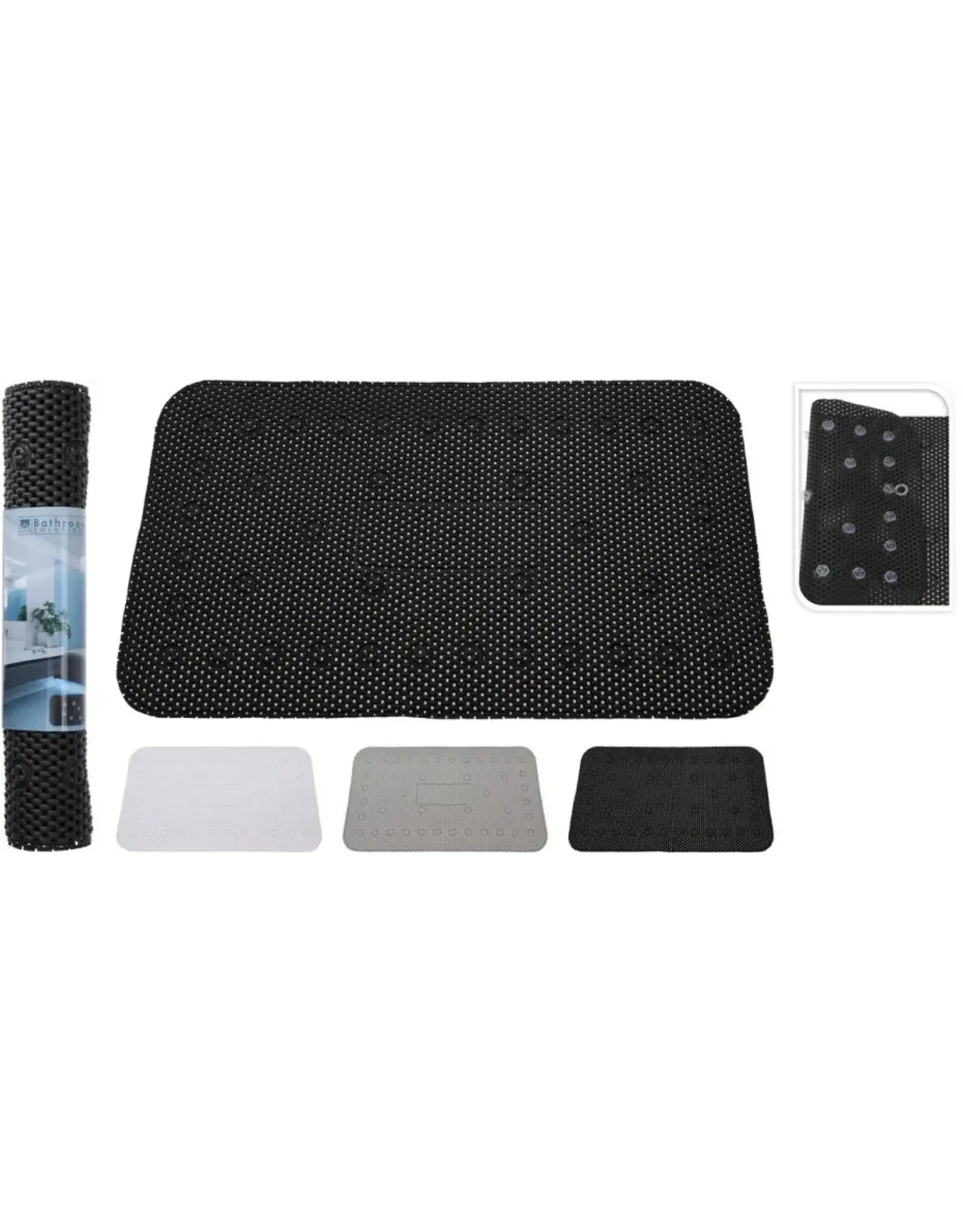 bathroom solutions BS Badmat soft antislip 70x40cm 3 assorti