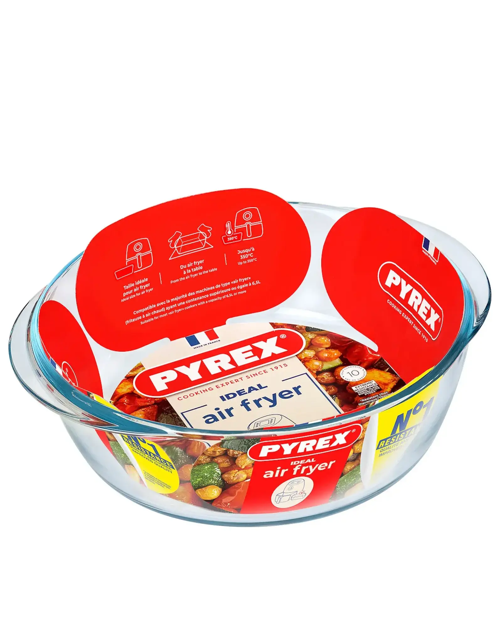 PYREX Pyrex Airfryer ovenschaal rond 20x18x7cm 1L