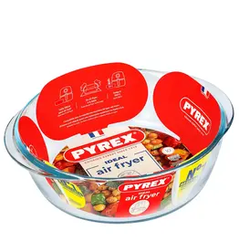 PYREX Pyrex Airfryer ovenschaal rond 20x18x7cm 1L