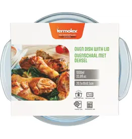 termolex Termolex Ovenschaal glas met deksel 2,0 L