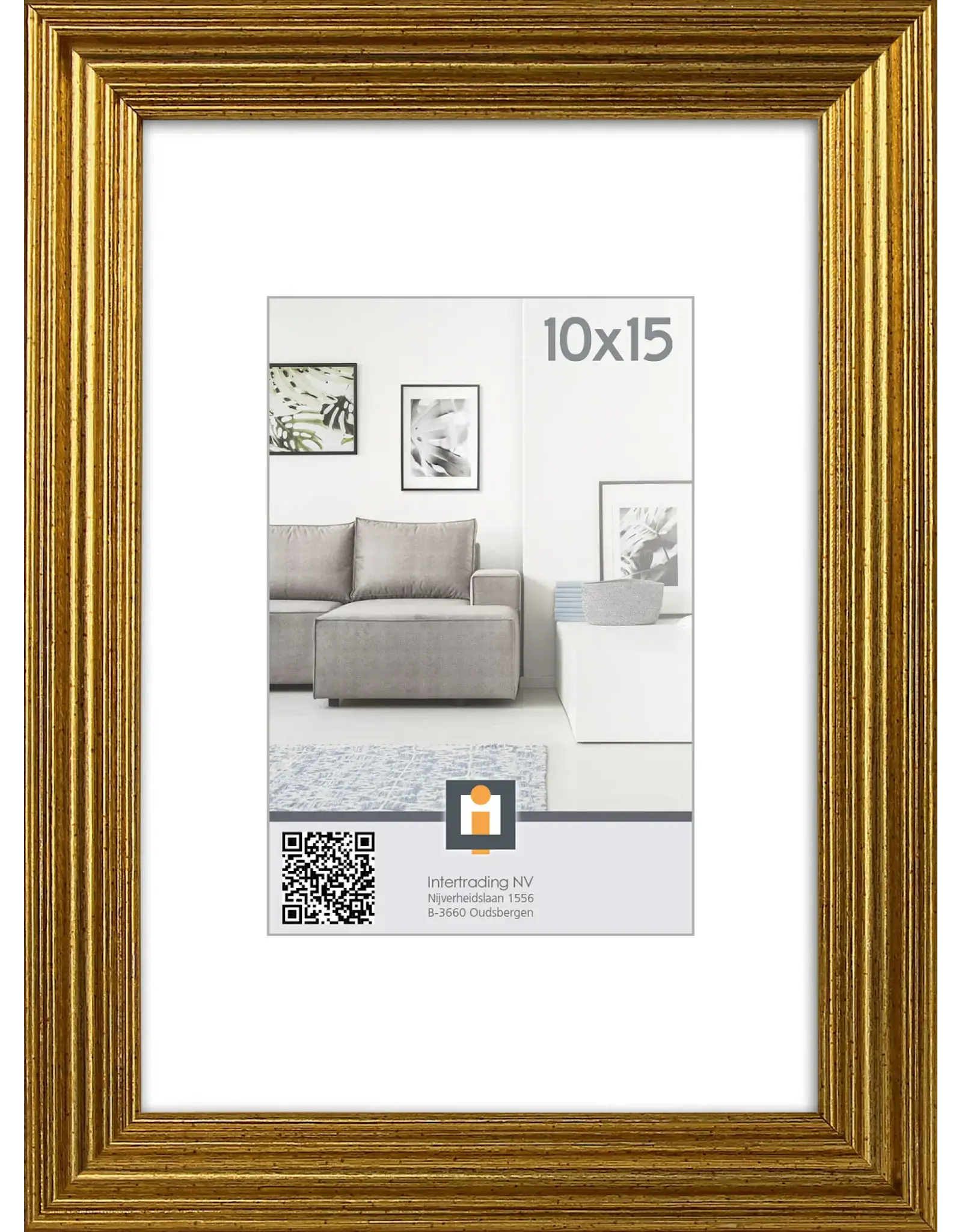 MERKLOOS Fotolijst Salerno 13x18cm - Goud