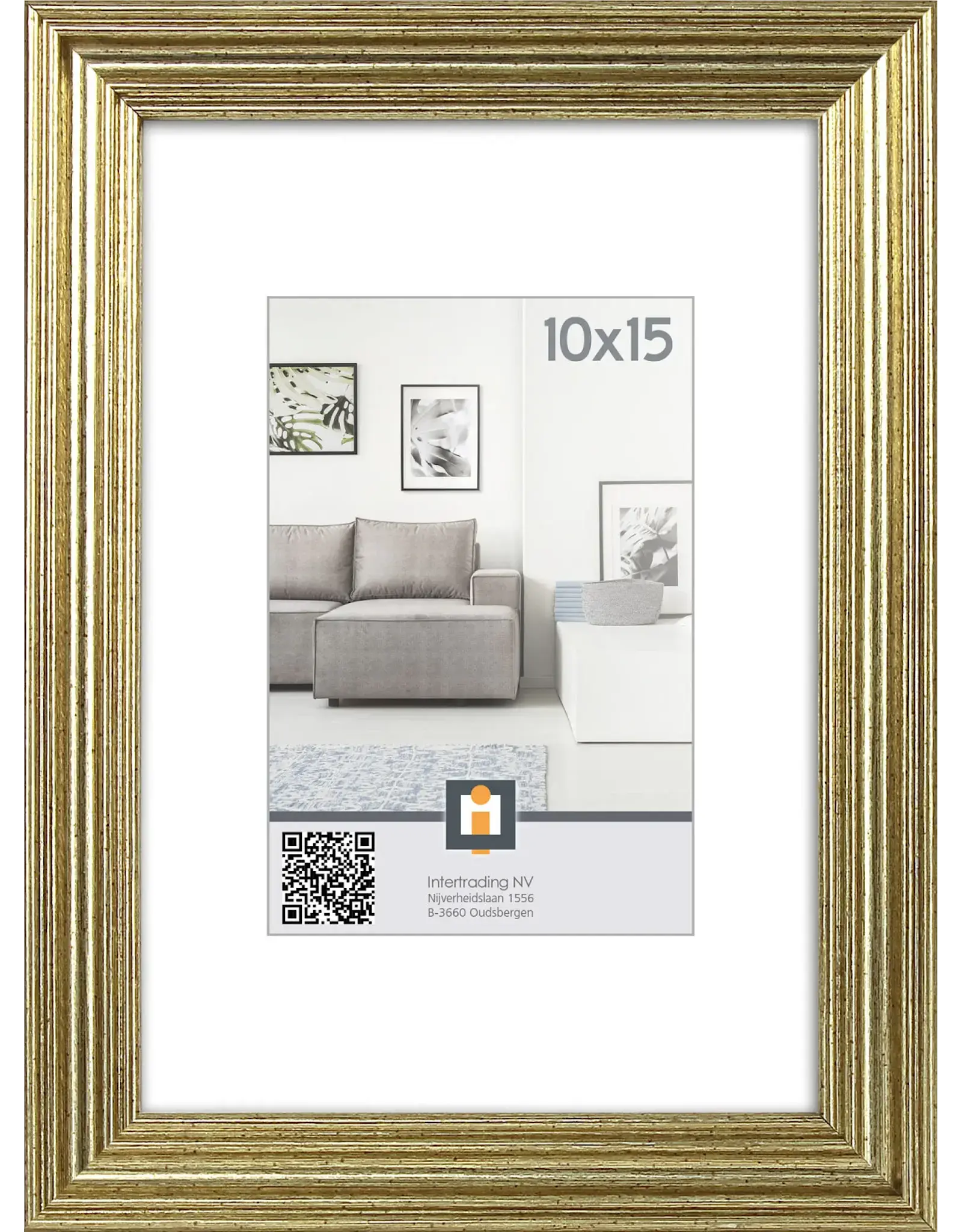 MERKLOOS Fotolijst Salerno 10x15cm - Champagne