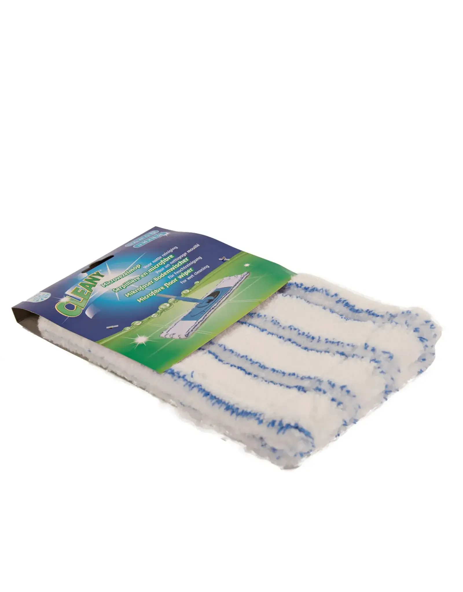 CLEANY Cleany vloerwisser vervangingsdoek 45x14cm - nat