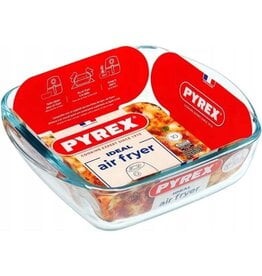 PYREX Pyrex Airfryer ovenschaal vierkant 25x22x7cm 2.2L