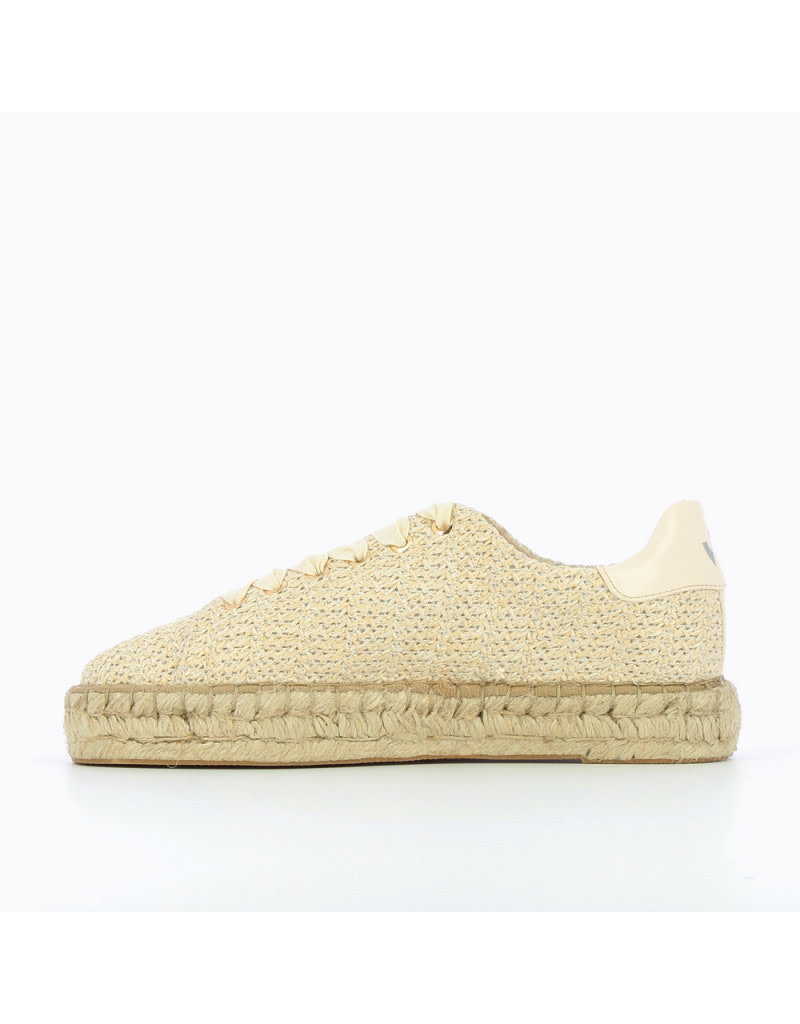 Vanessa WU Basket Espadrille Ecru - GLAM Wemmel