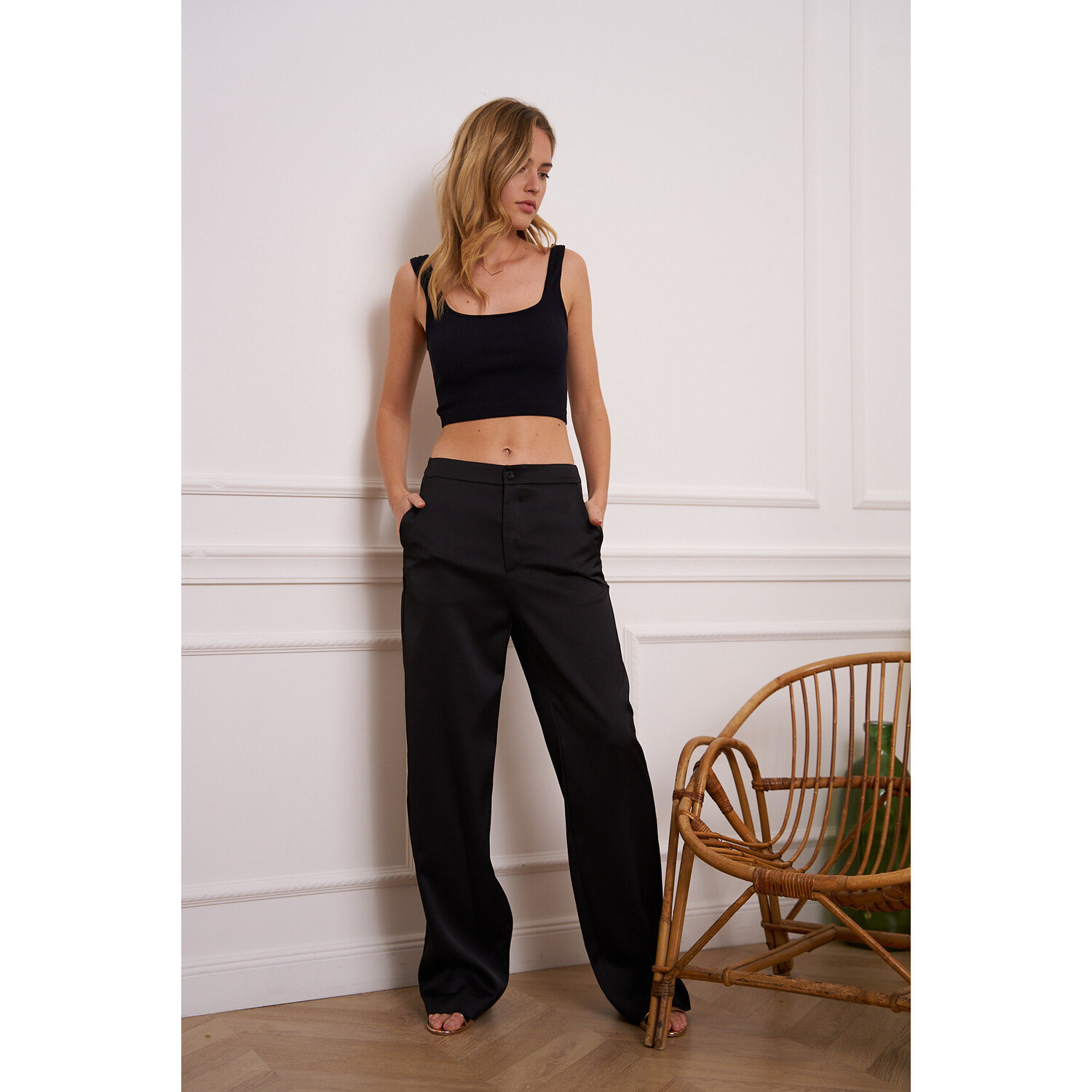 Morgan pantalon noir hotsell