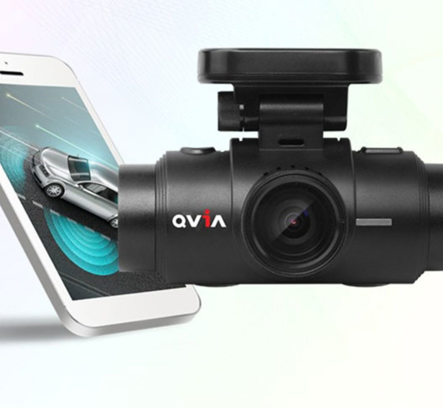 Qvia QR790 WD 2CH Dual Wifi GPS 16gb dashcam