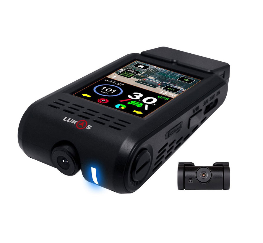 LUKAS K900 QuadHD Touch Wifi GPS 32gb dashcam