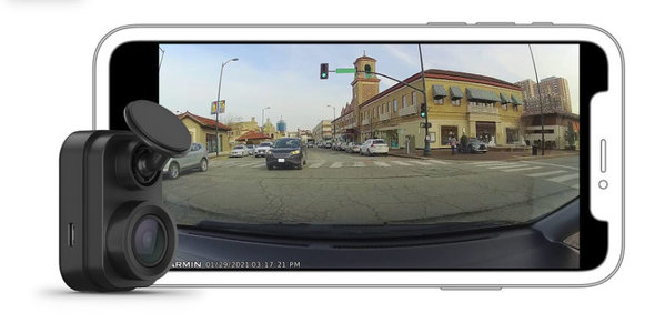 Garmin Mini 2 - Dashcam voor auto - Live view op mobiel - Full HD video  